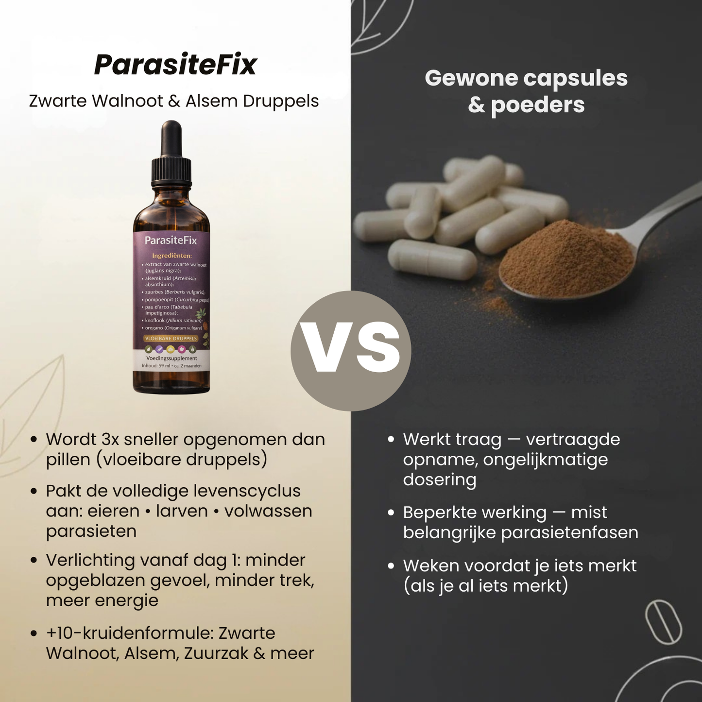 ParasiteFix | Parasietenreiniging met Natuurlijke Kruiden
