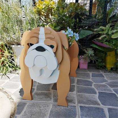 Bloempot - Engelse bulldog