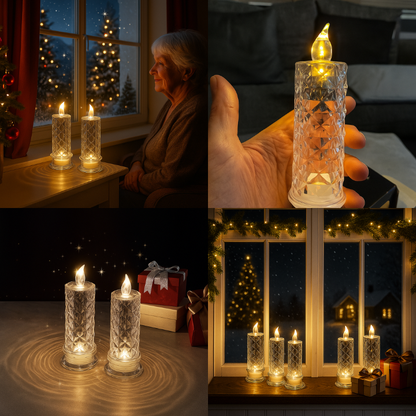 GlowSphere | Kristallen LED-kaars