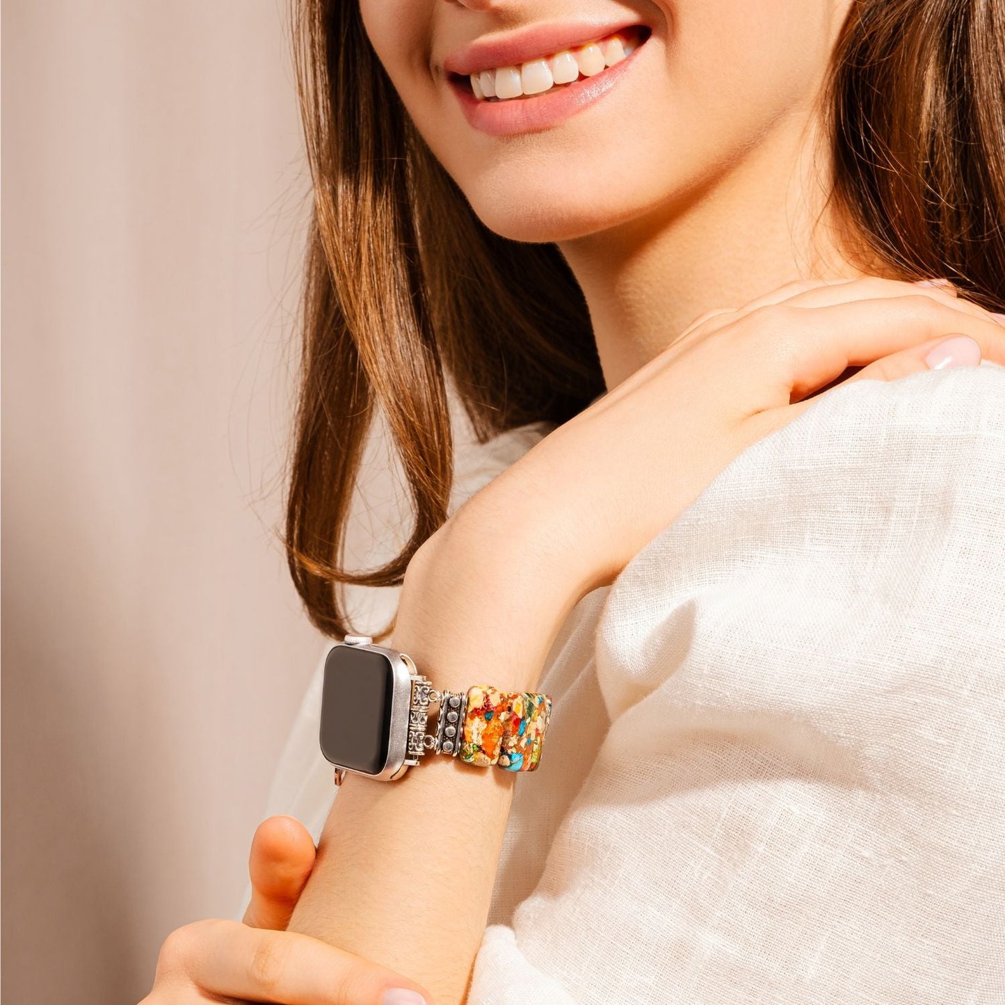 NatureStraps Chique Bloemenstretch