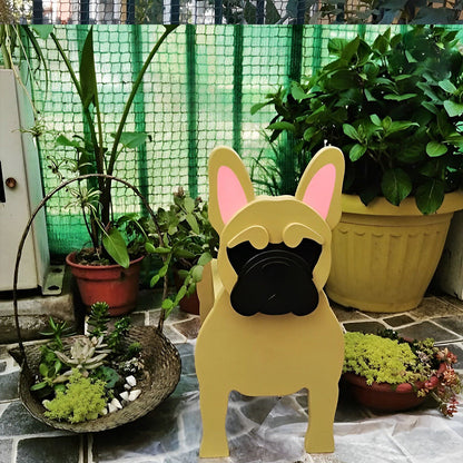 Bloempot - Franse bulldog