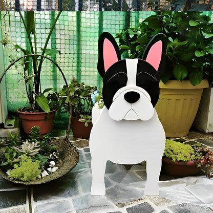 Bloempot - Franse bulldog