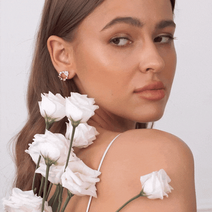 BlossGem | Sierlijke Oorbellen met lentebloemen