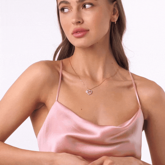 LustraGem | Sierlijke ketting met hartjeshanger