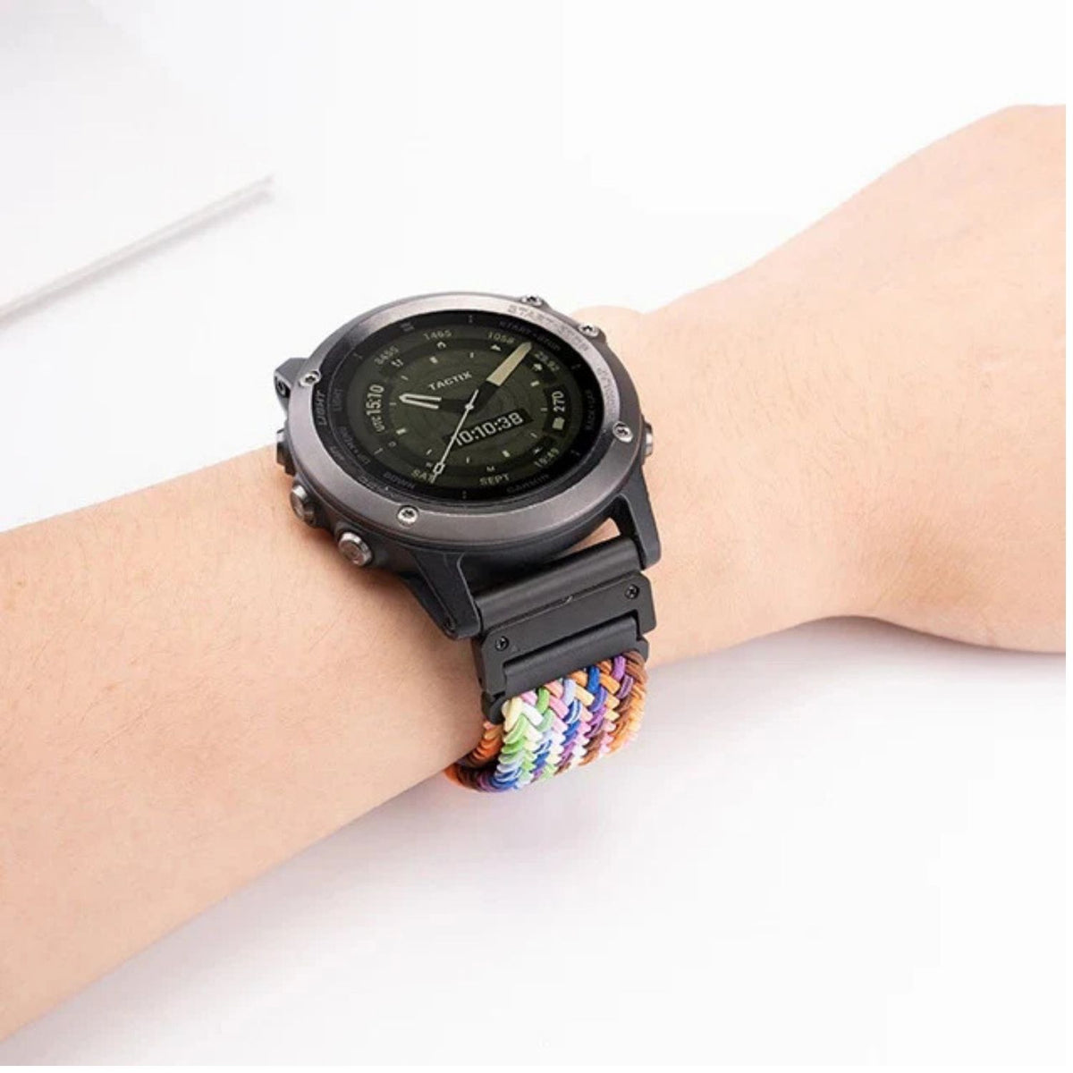 Magnetische nylon band met gesp voor Garmin