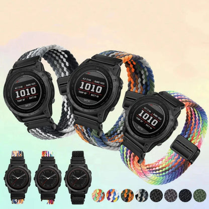 Magnetische nylon band met gesp voor Garmin