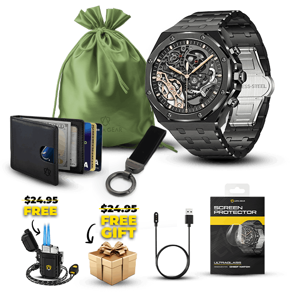 Sentinel | Stalen hex-bezel smartwatch