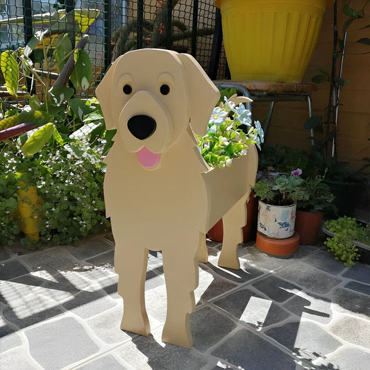 Bloempot - Golden Retriever