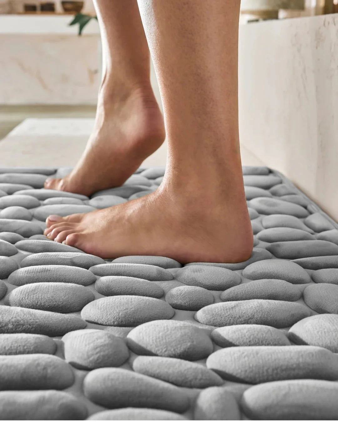 SpaStep | Absorberende badmat met kiezelstructuur
