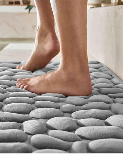 SpaStep | Absorberende badmat met kiezelstructuur