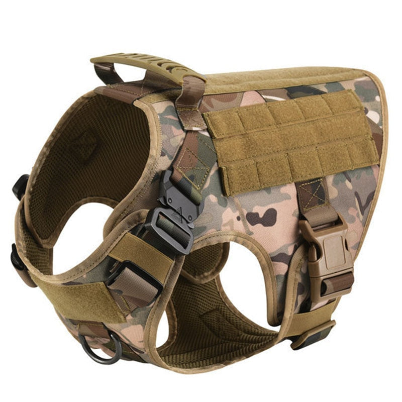 Heavy-Duty Tactisch No-Pull K9 Hondenharnas