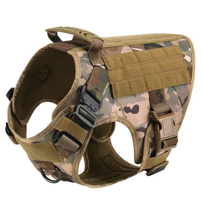 Heavy-Duty Tactisch No-Pull K9 Hondenharnas