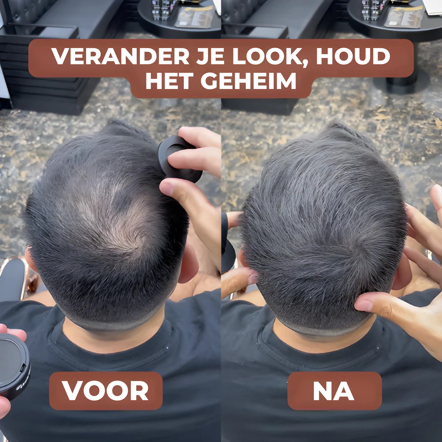 Densiq | Haarverdichtingspoeder – Directe Dekking voor Dunner Haar
