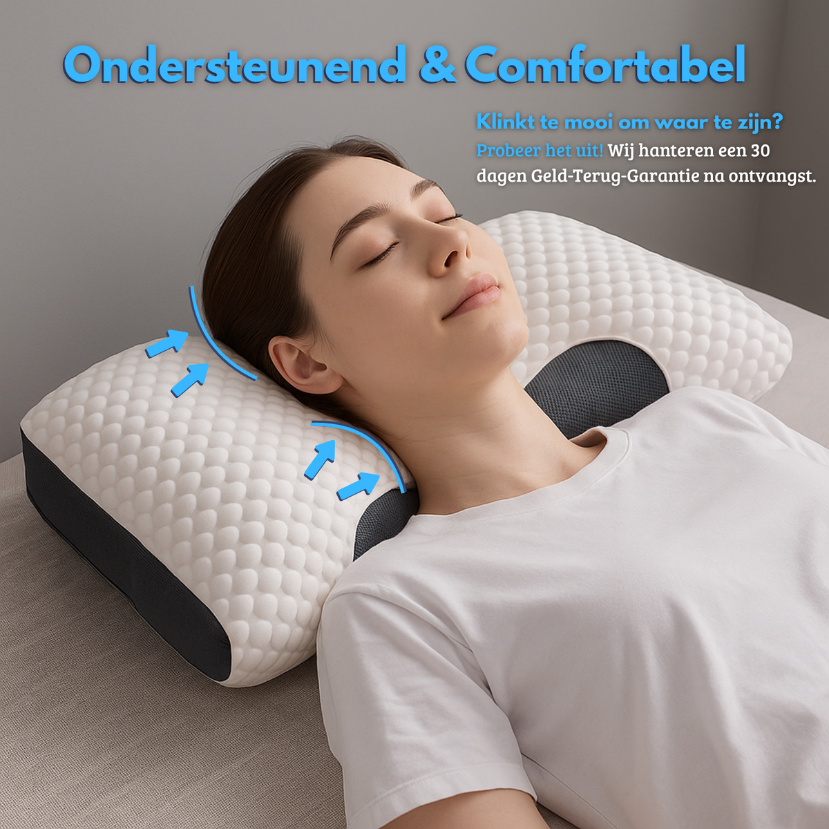 Orthopedisch Contourkussen Optimale Nek En Rugondersteuning