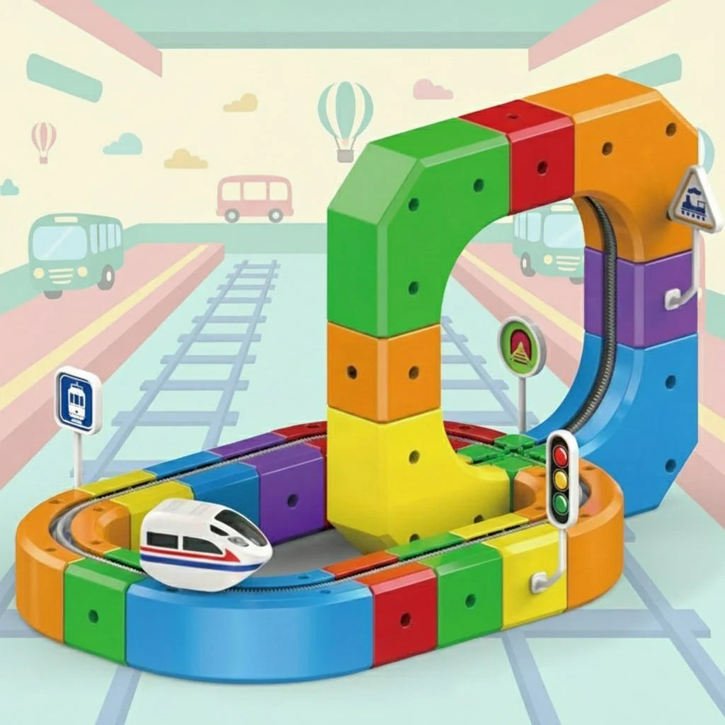 Cubix 3D-treinroutes met Mix-and-Match STEM