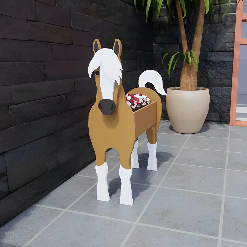 Bloempot - Paard