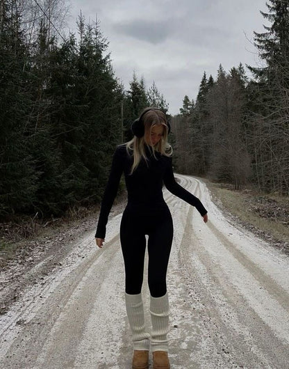CozySculpt | Sherpa-gevoerde shaping legging