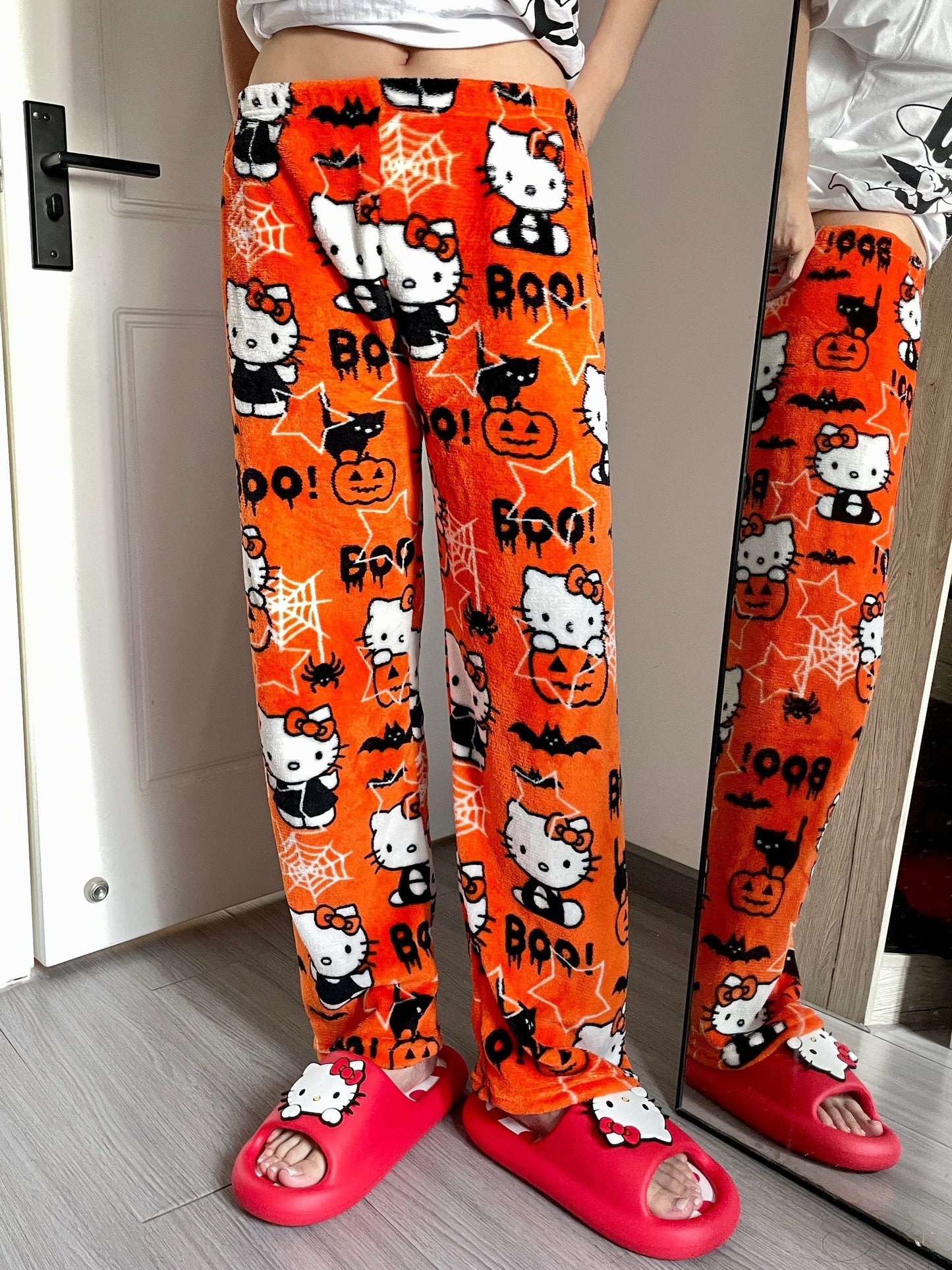 Spooky Kitty Pyjamabroek | 1+1 GRATIS