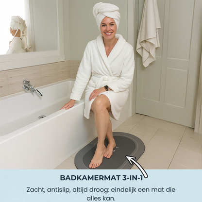 Absorbia Ultra-absorberende Badmat – Sneldrogend & Antislip
