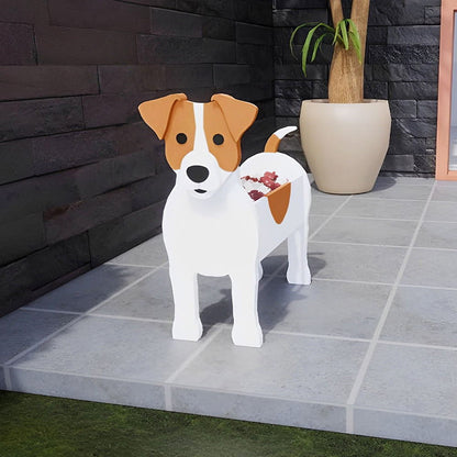 Bloempot - Jackrussellterriër