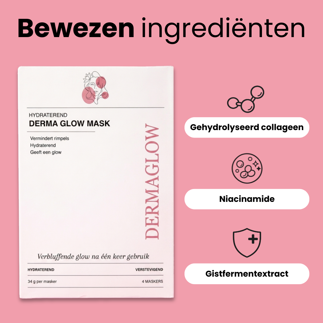 DermaGlow |Bio-collageen gezichtsmasker