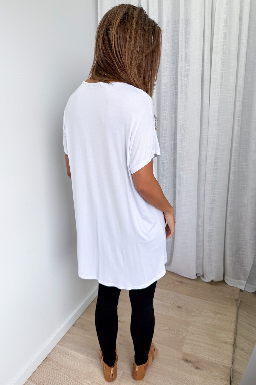 Softique | T-shirt Met langer achterpand - Wit