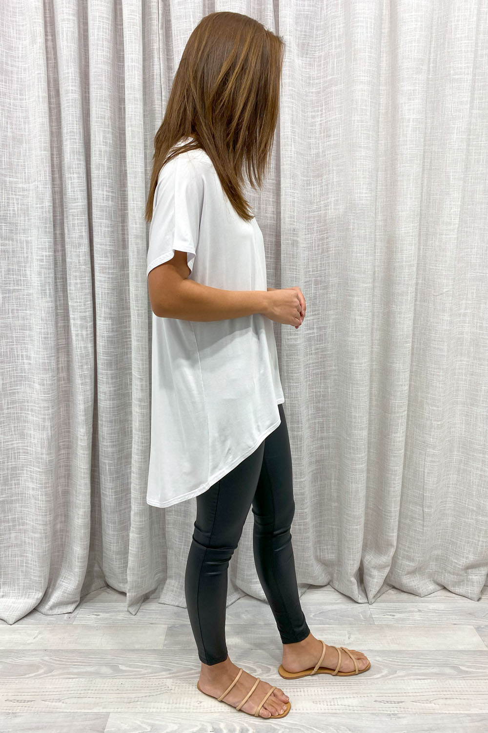 Softique | T-shirt Met langer achterpand - Wit