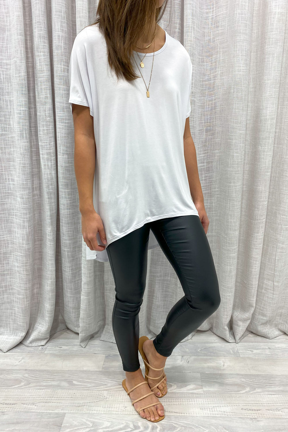Softique | T-shirt Met langer achterpand - Wit