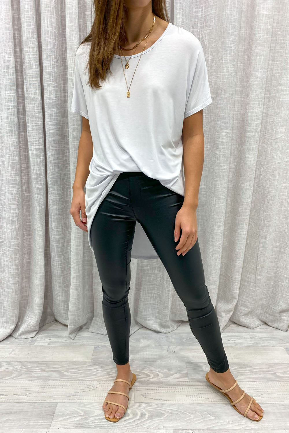 Softique | T-shirt Met langer achterpand - Wit