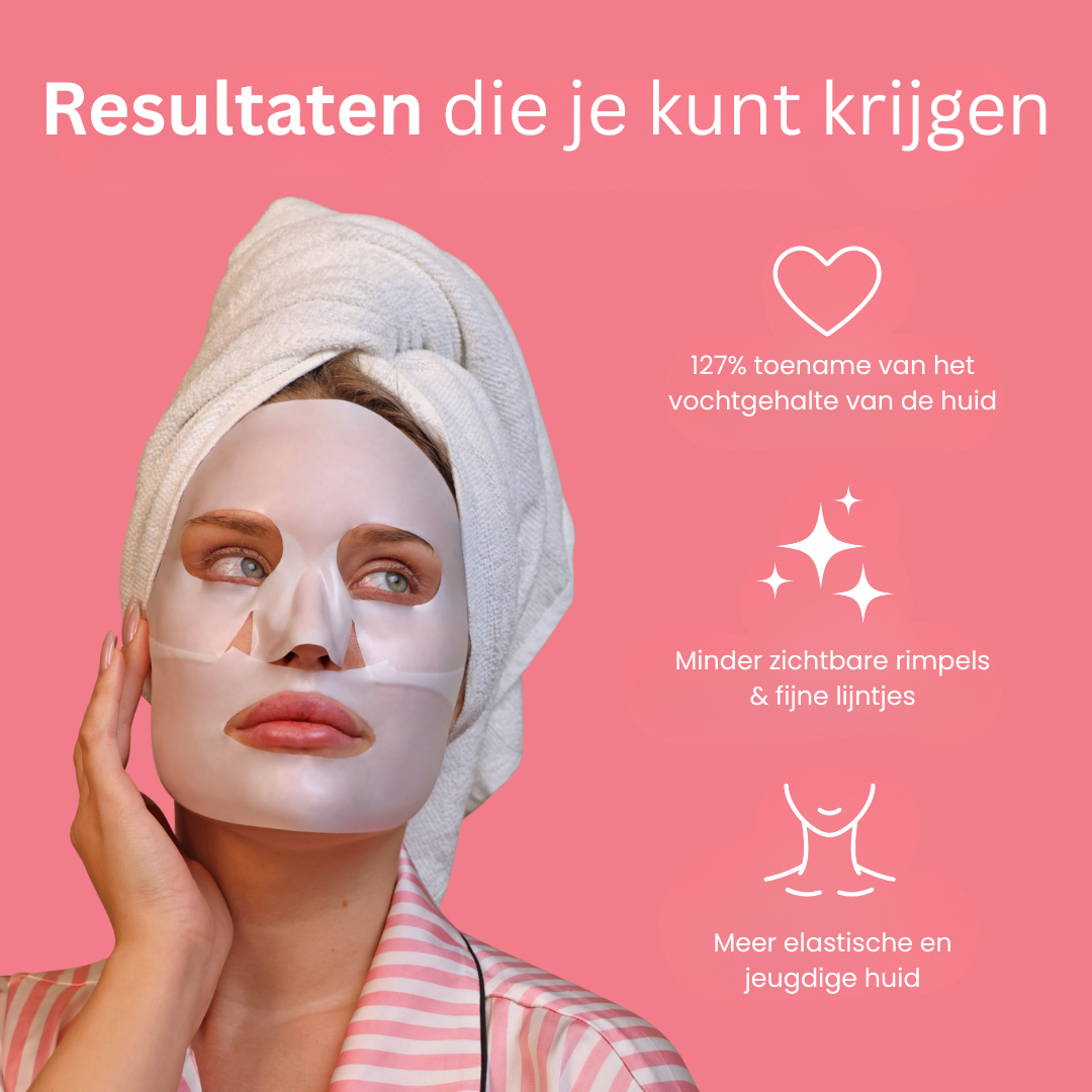 DermaGlow |Bio-collageen gezichtsmasker