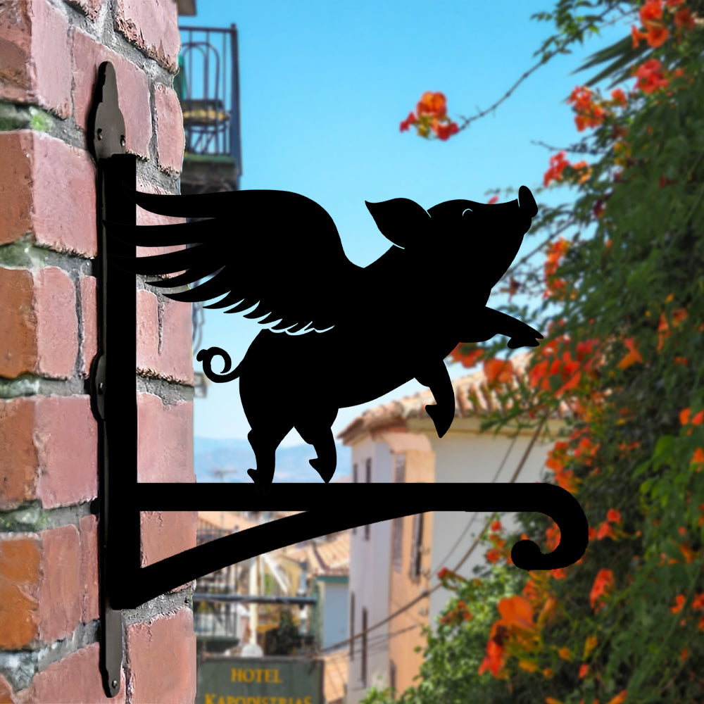 Metalen hangbeugel - Vliegend Varken