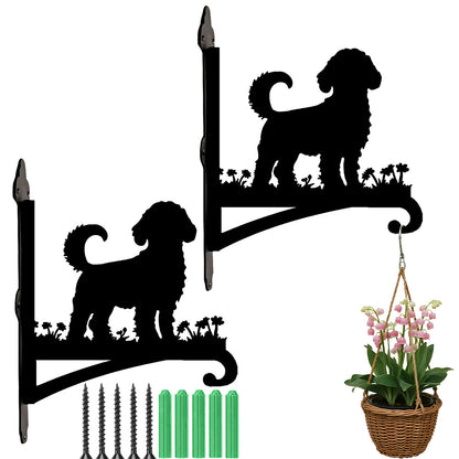 Metalen hangbeugel – Cockapoo silhouet