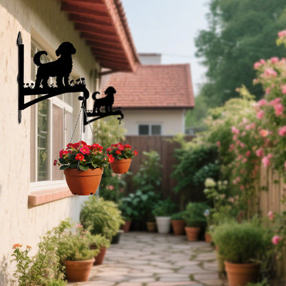 Metalen hangbeugel – Cockapoo silhouet