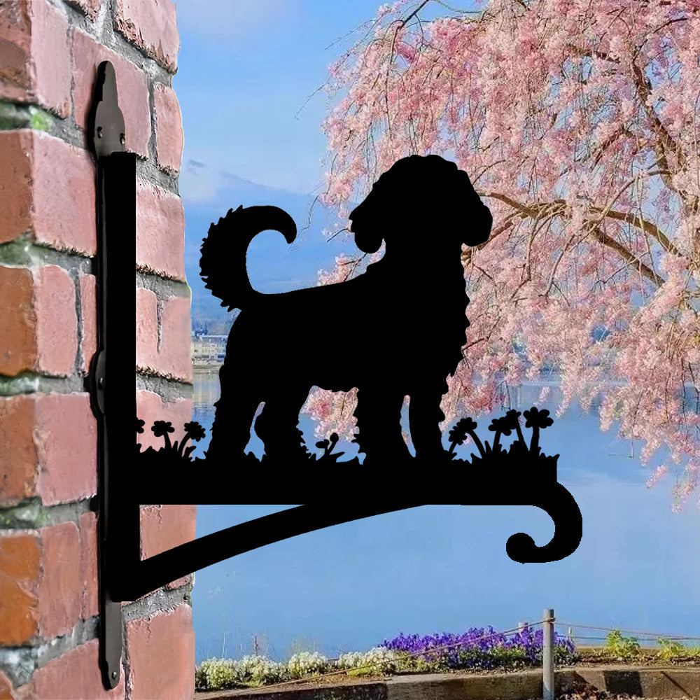 Metalen hangbeugel – Cockapoo silhouet