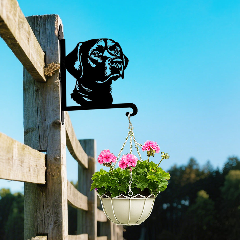 Metalen hangbeugel – Labrador hondenkop