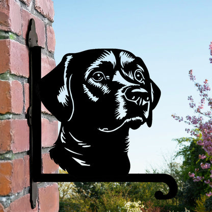 Metalen hangbeugel – Labrador hondenkop