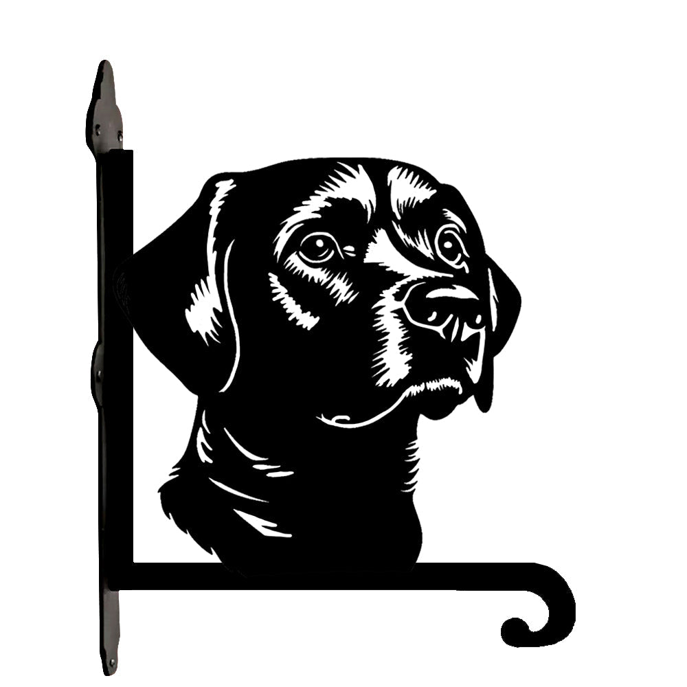 Metalen hangbeugel – Labrador hondenkop