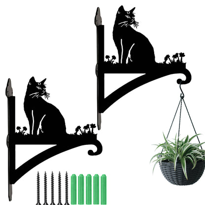 Metalen hangbeugel - Zittende Kat