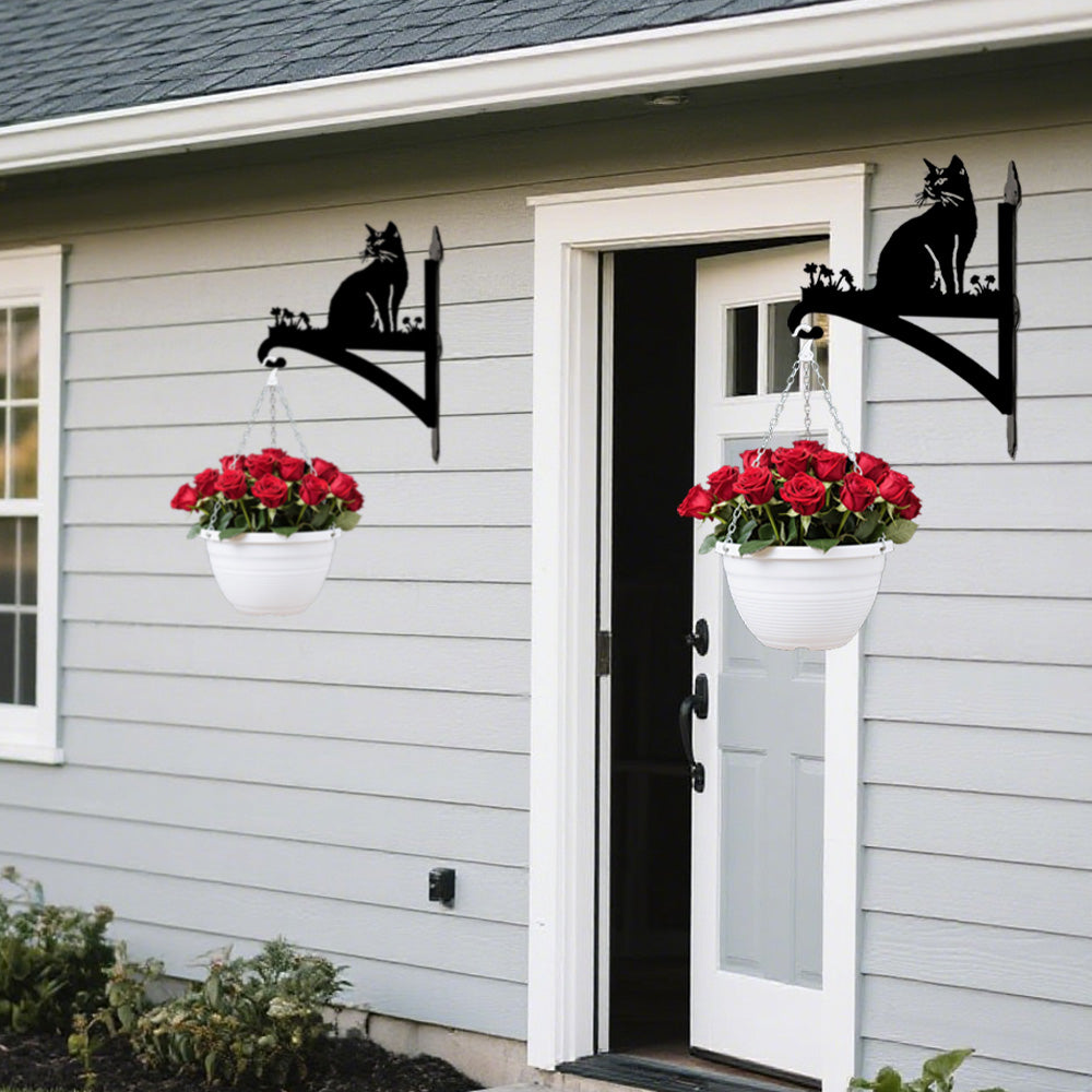 Metalen hangbeugel - Zittende Kat