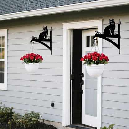 Metalen hangbeugel - Zittende Kat