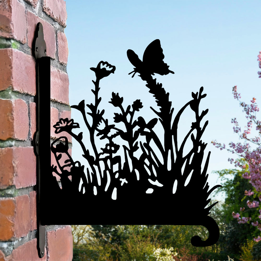 Metalen hangbeugel - Prachtig bloemenweide-ontwerp