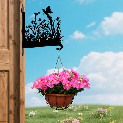 Metalen hangbeugel - Prachtig bloemenweide-ontwerp