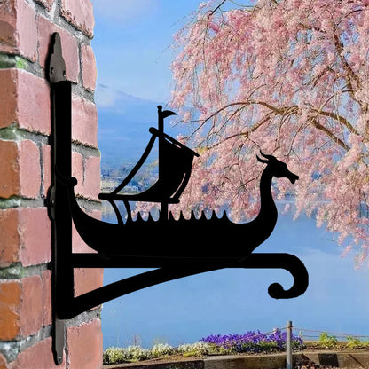 Metalen hangbeugel - Zwarte Viking