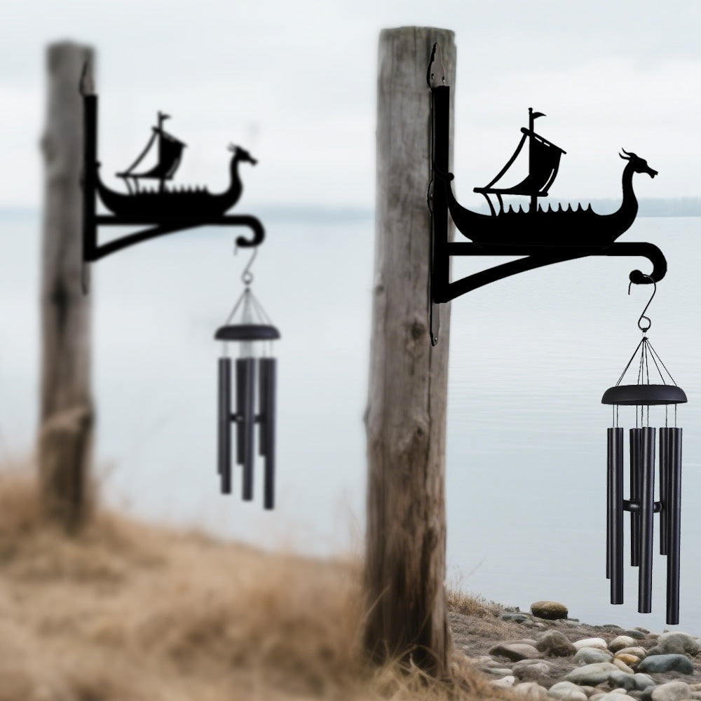 Metalen hangbeugel - Zwarte Viking