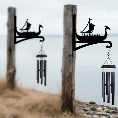 Metalen hangbeugel - Zwarte Viking