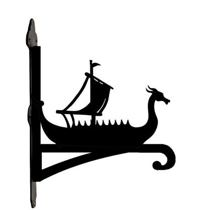 Metalen hangbeugel - Zwarte Viking