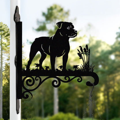 Metalen hangbeugel - Staffordshire-bulterriër