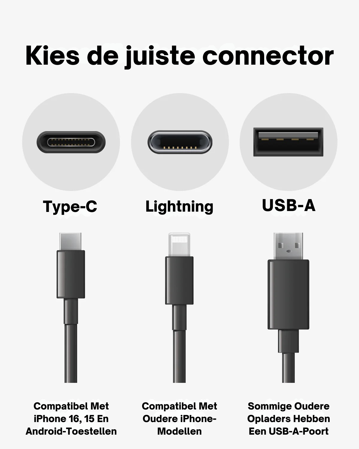 MagKabel | Magnetische Anti-Knoop Oplaadkabel