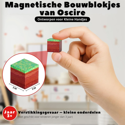 Bosleven - Magnetische Bouwblokjes | STEM Speelgoed | 2025 Dorpscollectie | 100–300 Stuks |