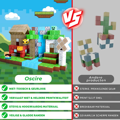 Bosleven - Magnetische Bouwblokjes | STEM Speelgoed | 2025 Dorpscollectie | 100–300 Stuks |